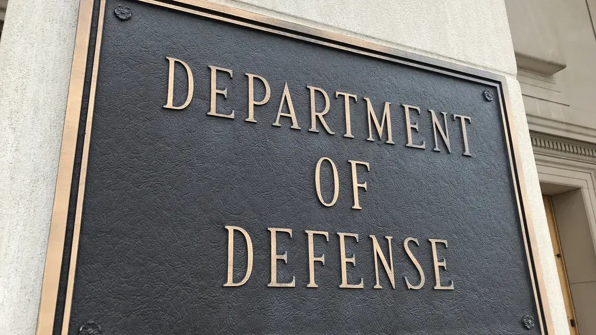 Department of Defense sign