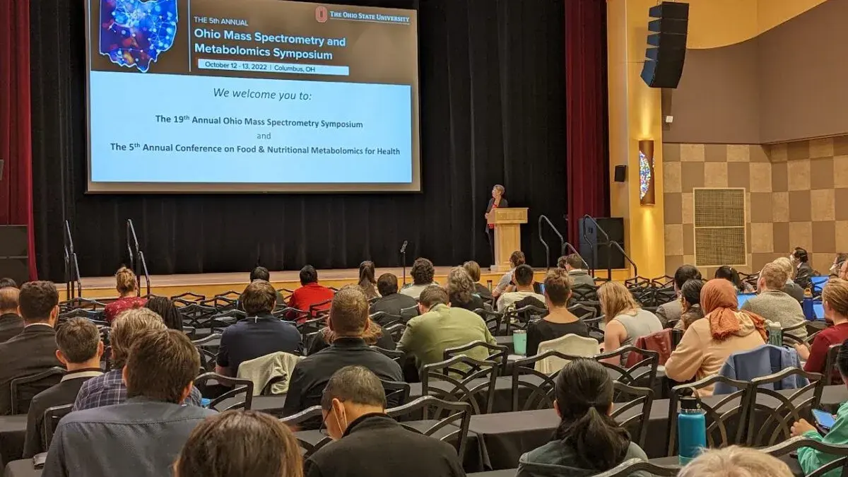 Attendees at a previous Ohio Mass Spectrometry Symposium